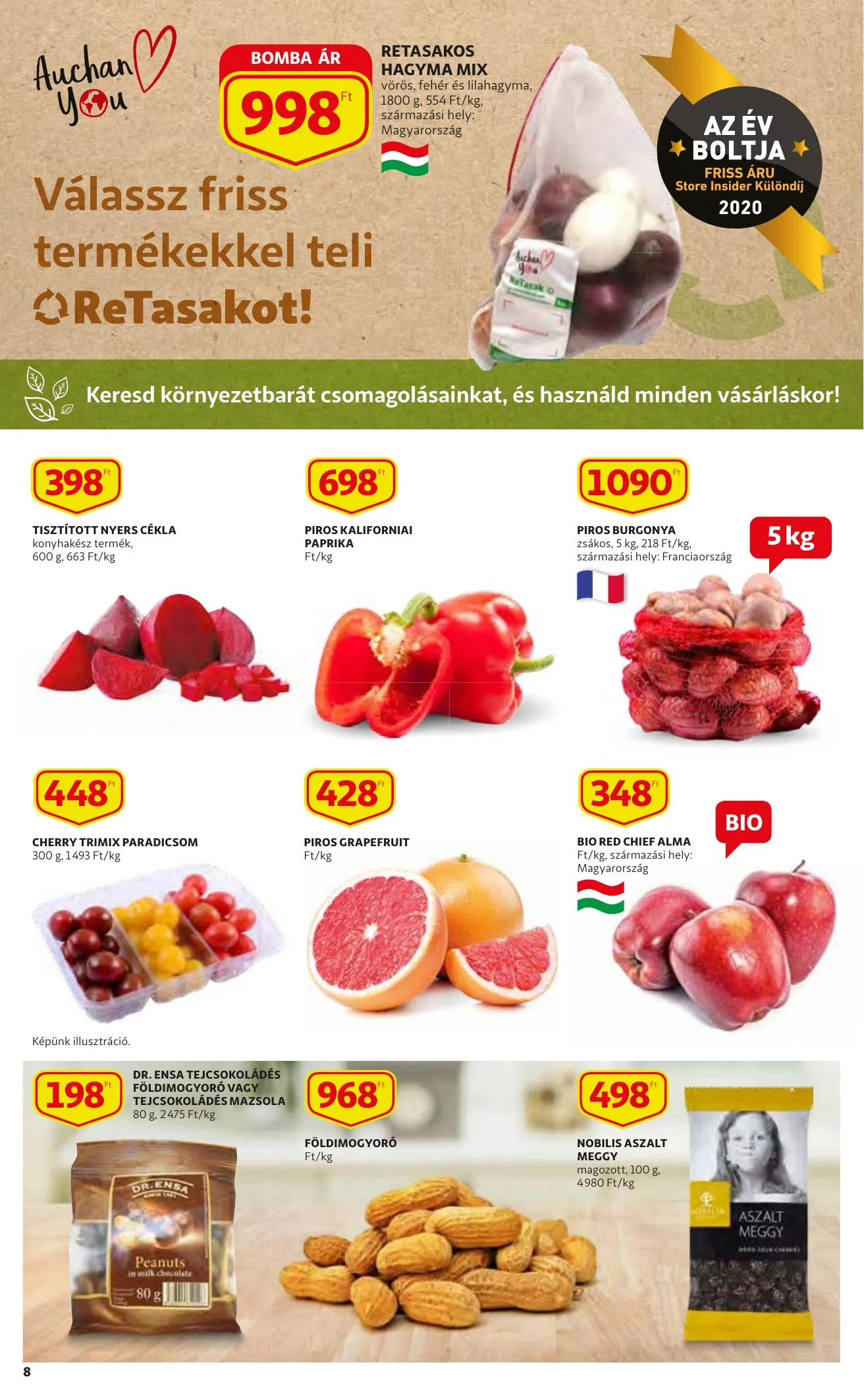 Auchan akciós újság 12.02–12.08 – 8. oldal