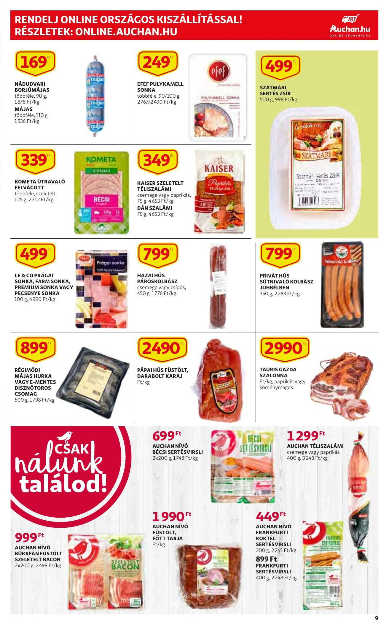 Auchan akciós újság 12.02–12.08 – 9. oldal