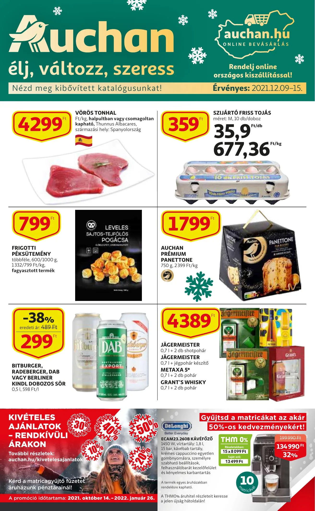 Auchan akciós újság 12.09–12.15