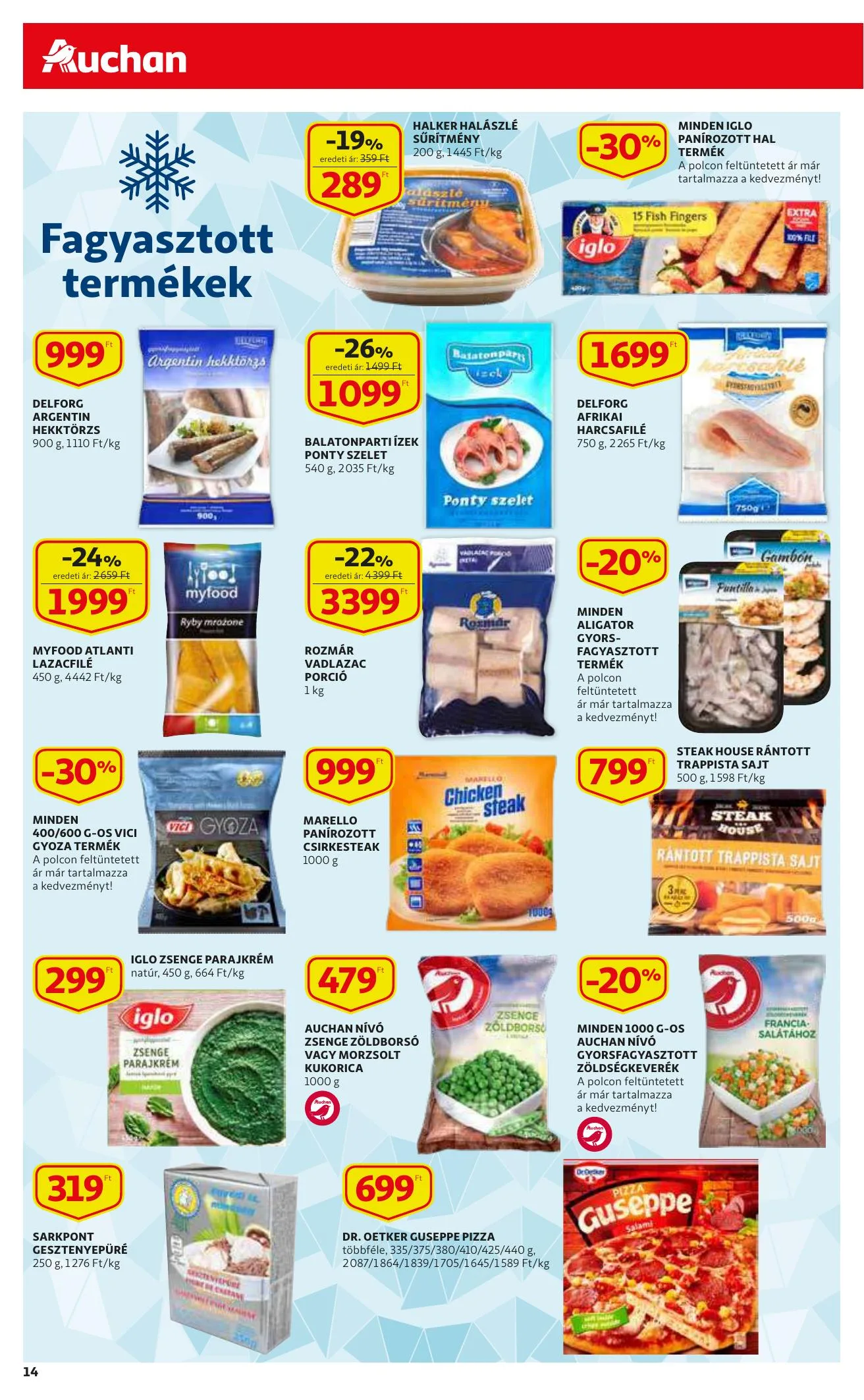 Auchan akciós újság 12.09–12.15 – 14. oldal