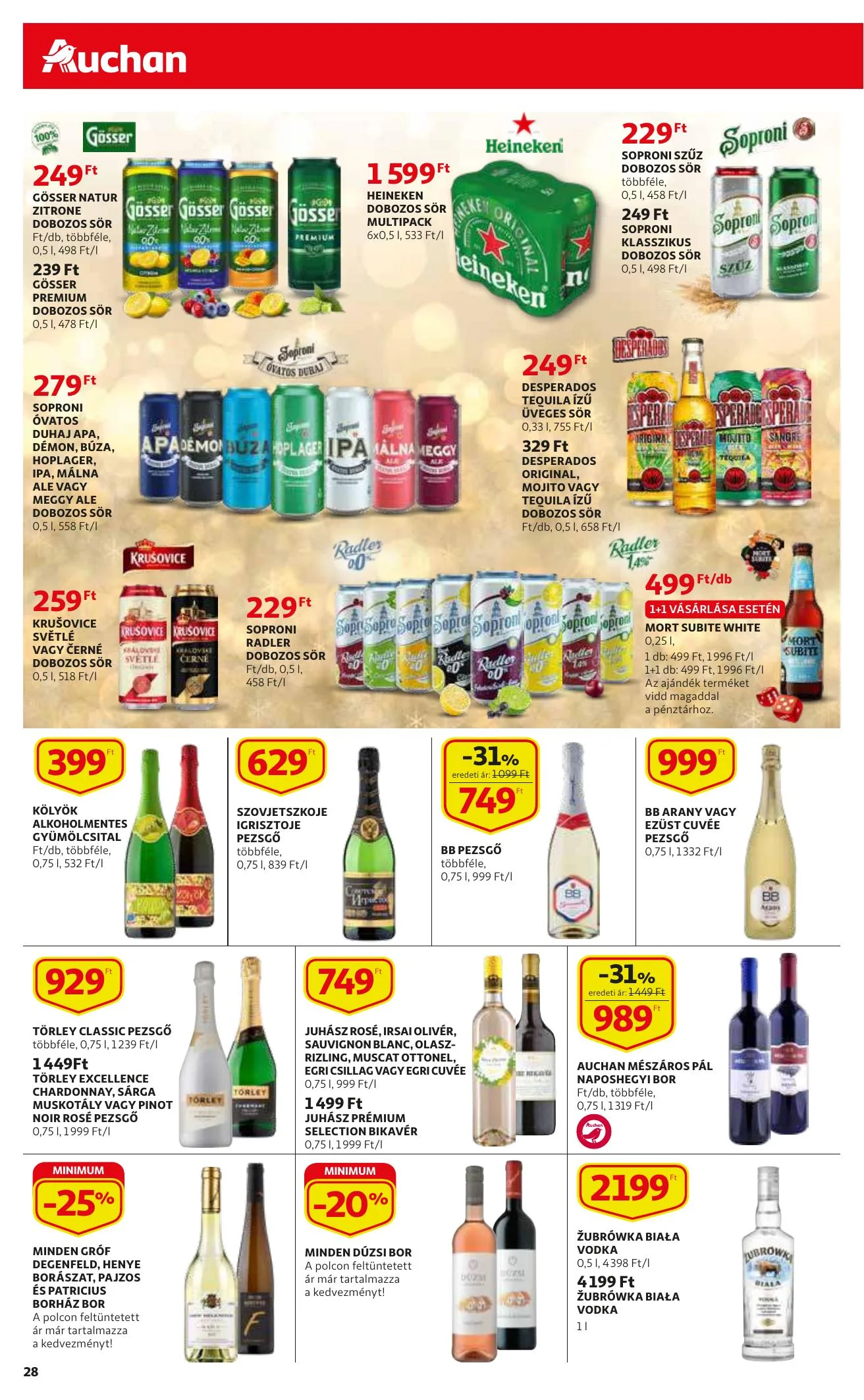 Auchan akciós újság 12.09–12.15 – 28. oldal