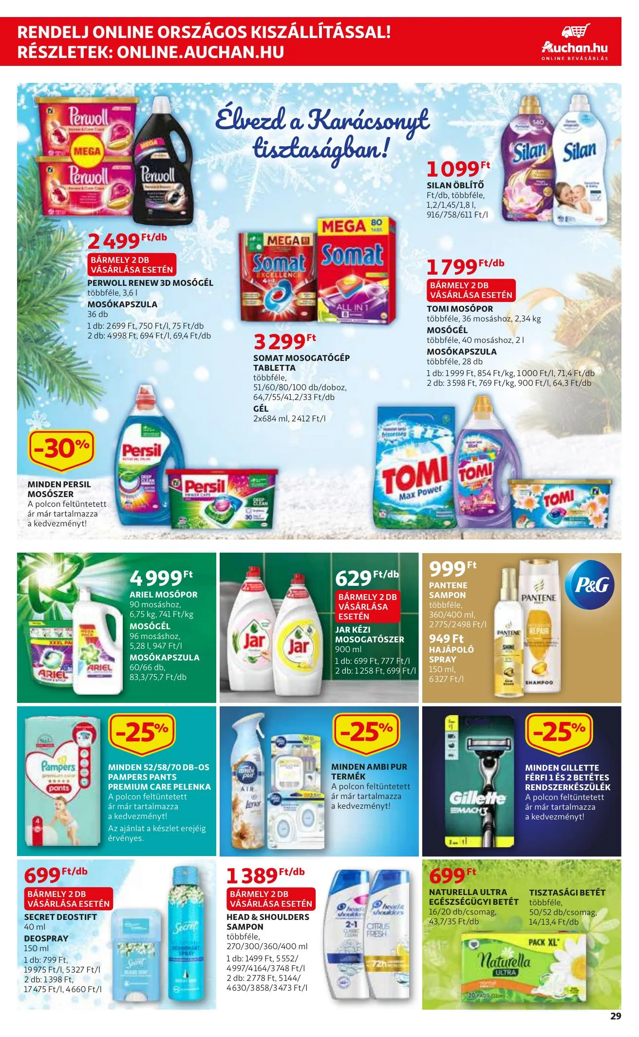 Auchan akciós újság 12.09–12.15 – 29. oldal