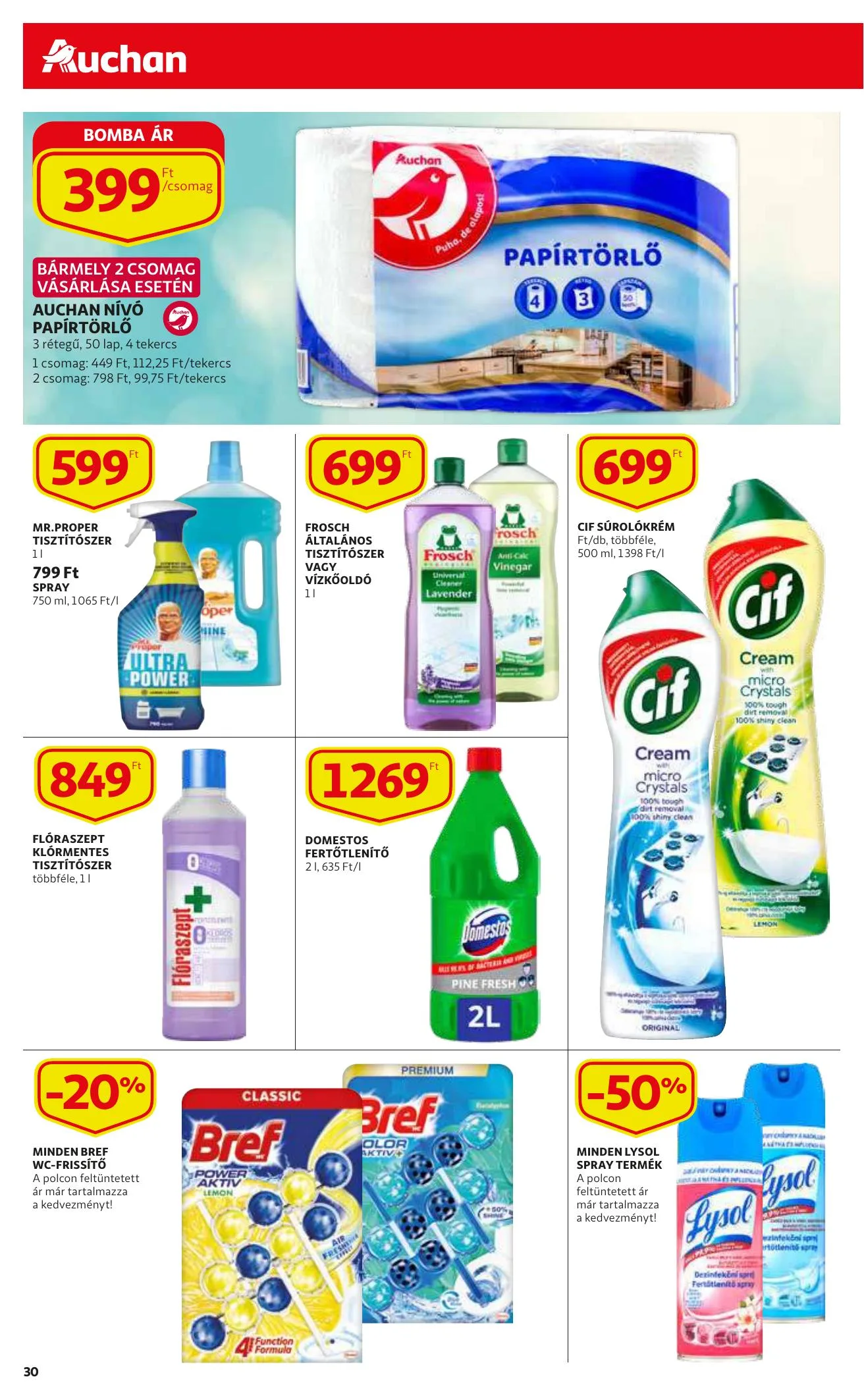 Auchan akciós újság 12.09–12.15 – 30. oldal