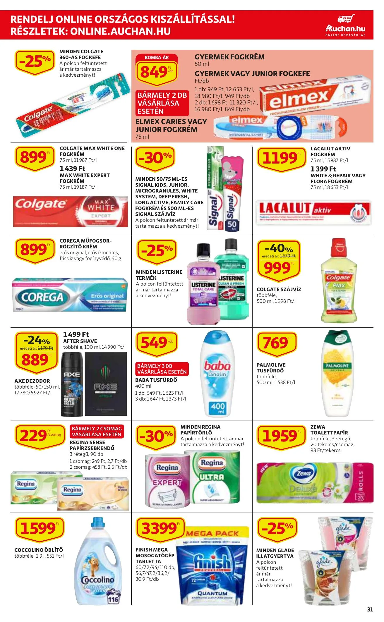 Auchan akciós újság 12.09–12.15 – 31. oldal