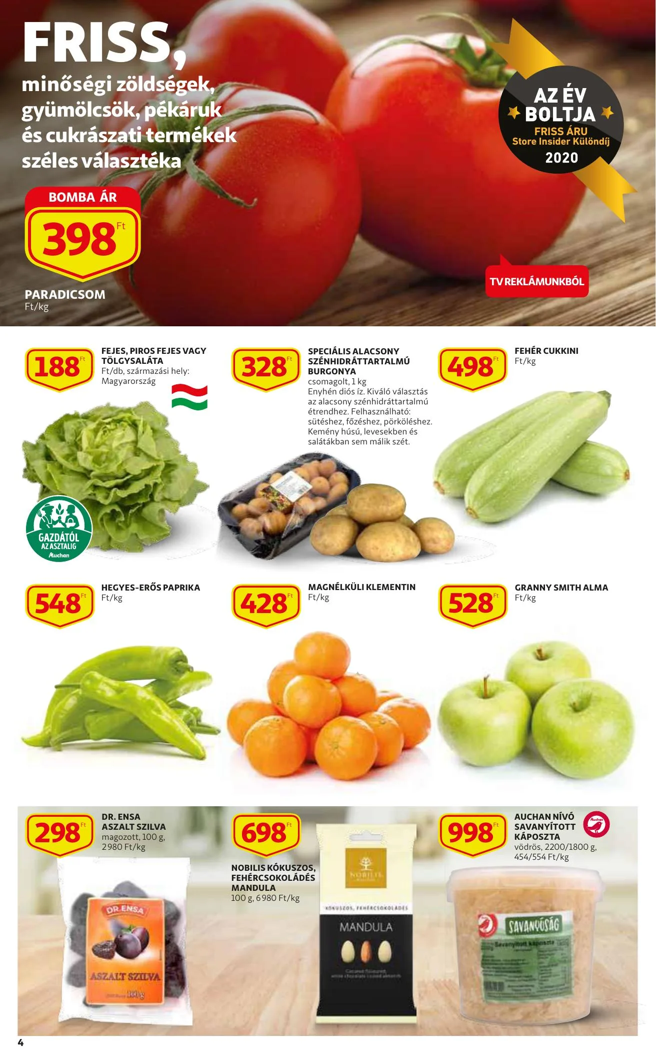 Auchan akciós újság 12.09–12.15 – 4. oldal