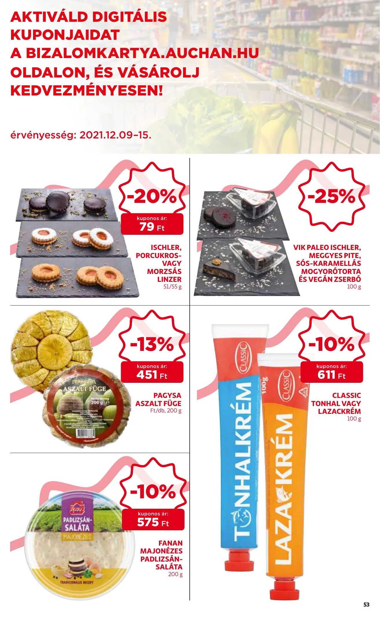 Auchan akciós újság 12.09–12.15 – 53. oldal