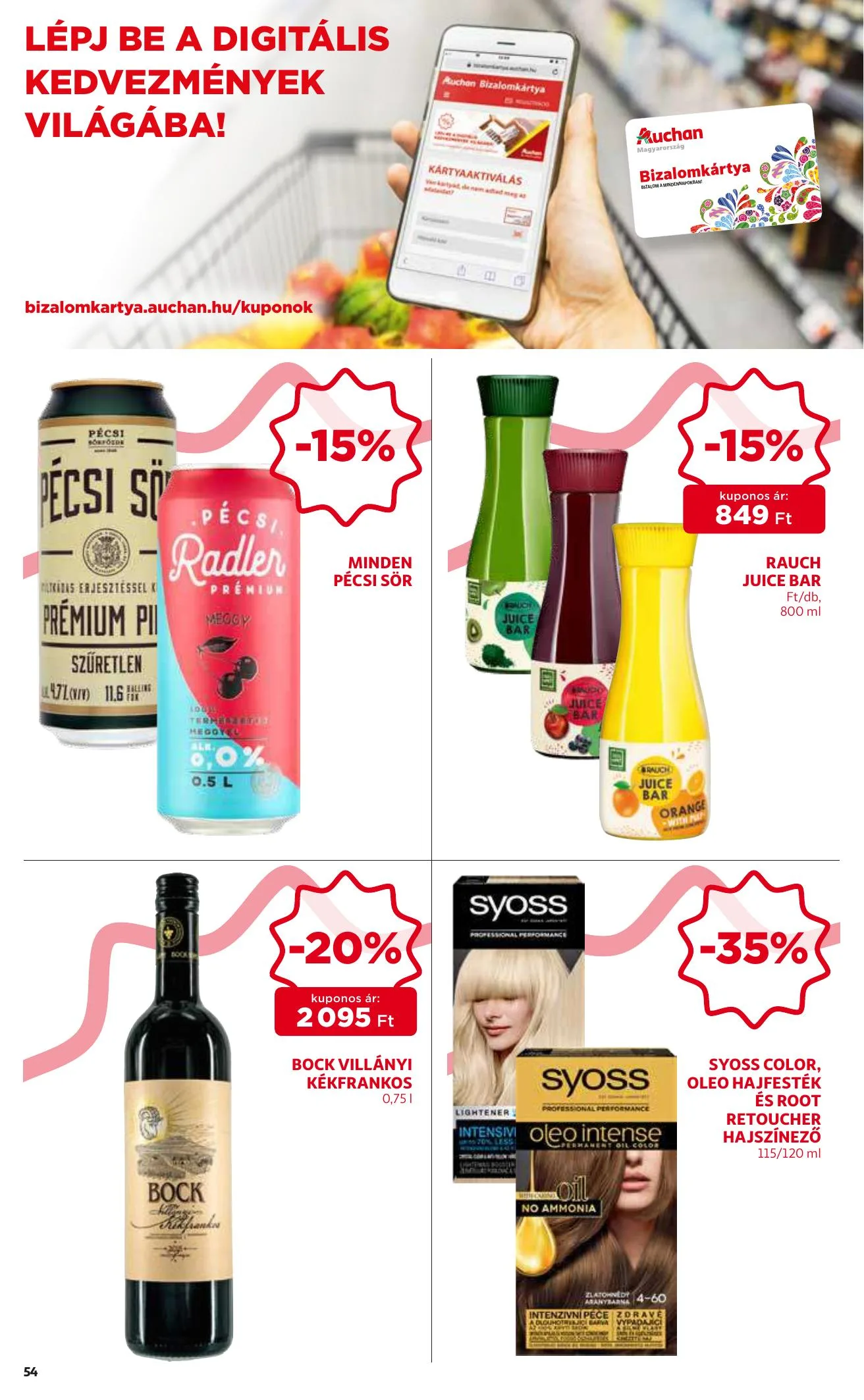 Auchan akciós újság 12.09–12.15 – 54. oldal