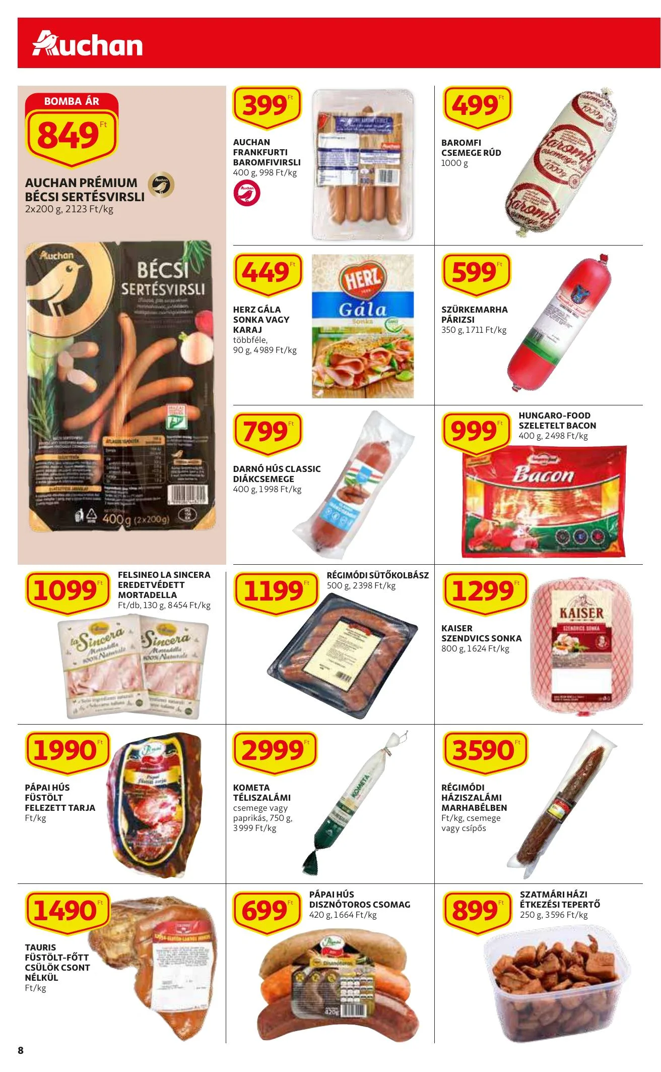 Auchan akciós újság 12.09–12.15 – 8. oldal