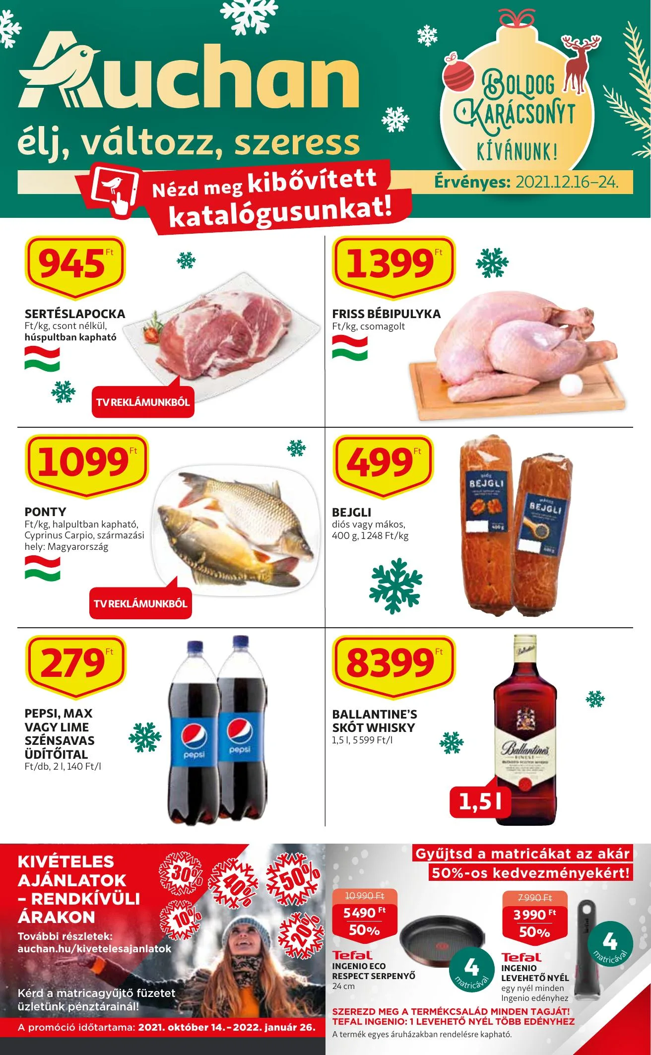 Auchan akciós újság 12.16–12.24