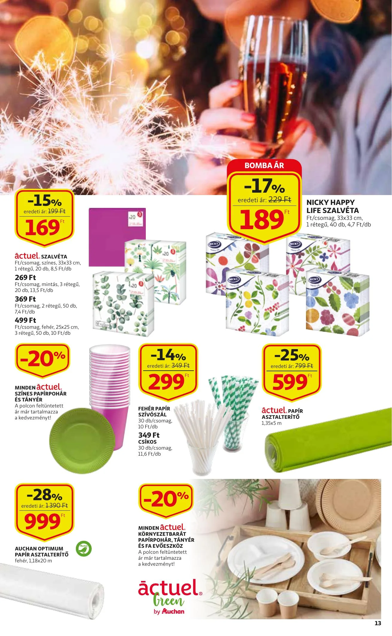 Auchan akciós újság 12.16–12.24 – 13. oldal