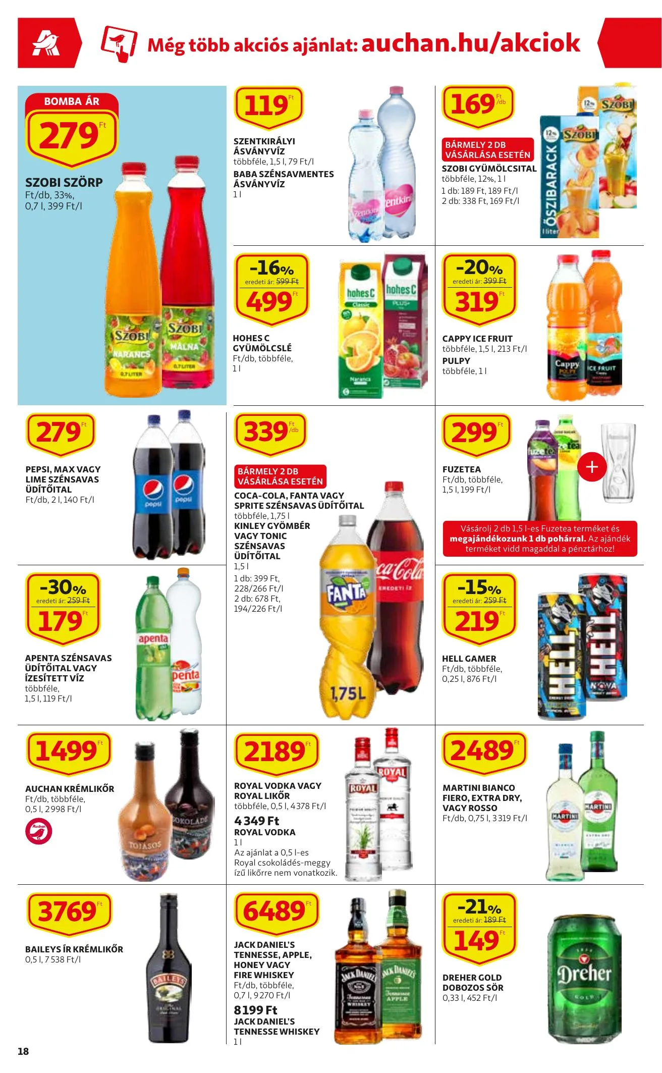 Auchan akciós újság 12.16–12.24 – 18. oldal