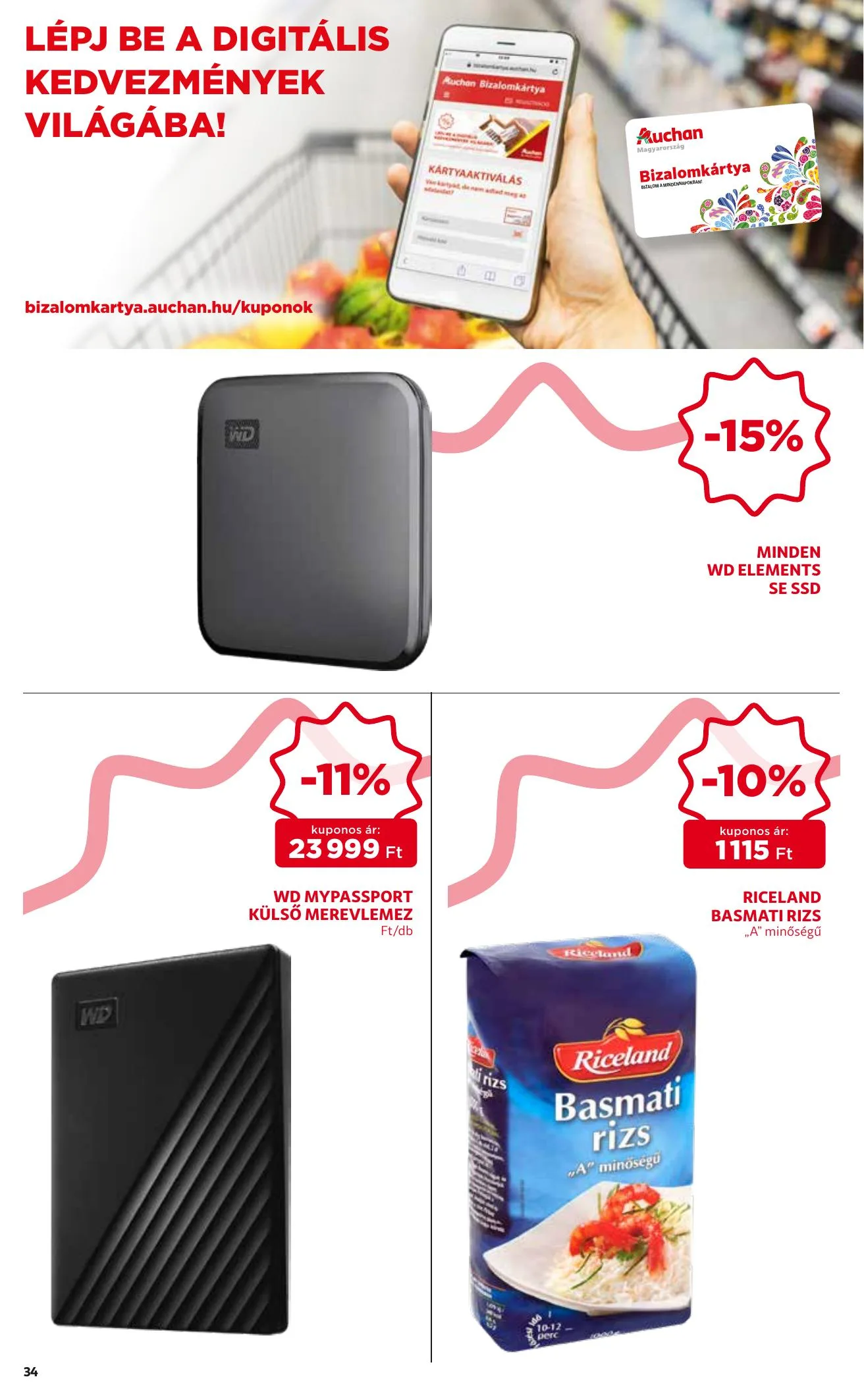 Auchan akciós újság 12.16–12.24 – 34. oldal