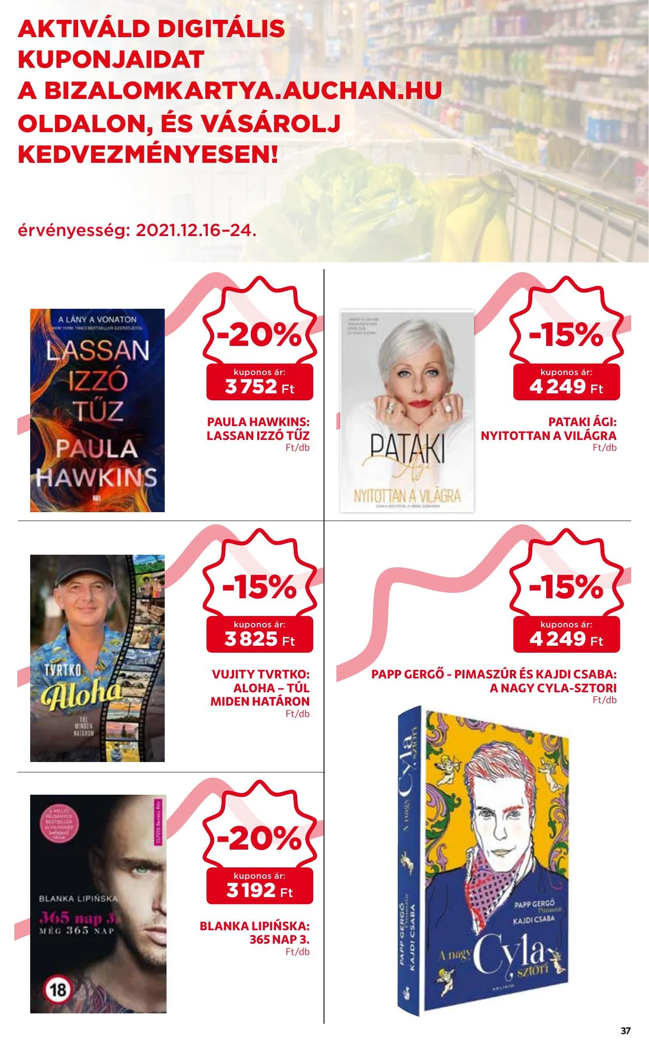 Auchan akciós újság 12.16–12.24 – 37. oldal