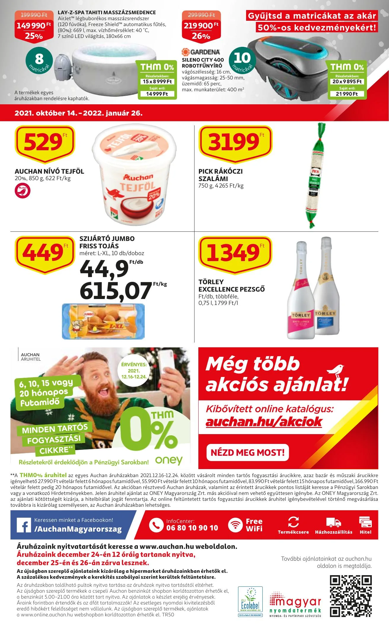 Auchan akciós újság 12.16–12.24 – 38. oldal