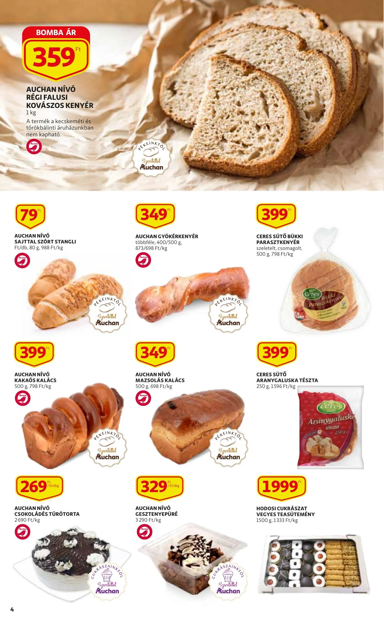 Auchan akciós újság 12.16–12.24 – 4. oldal