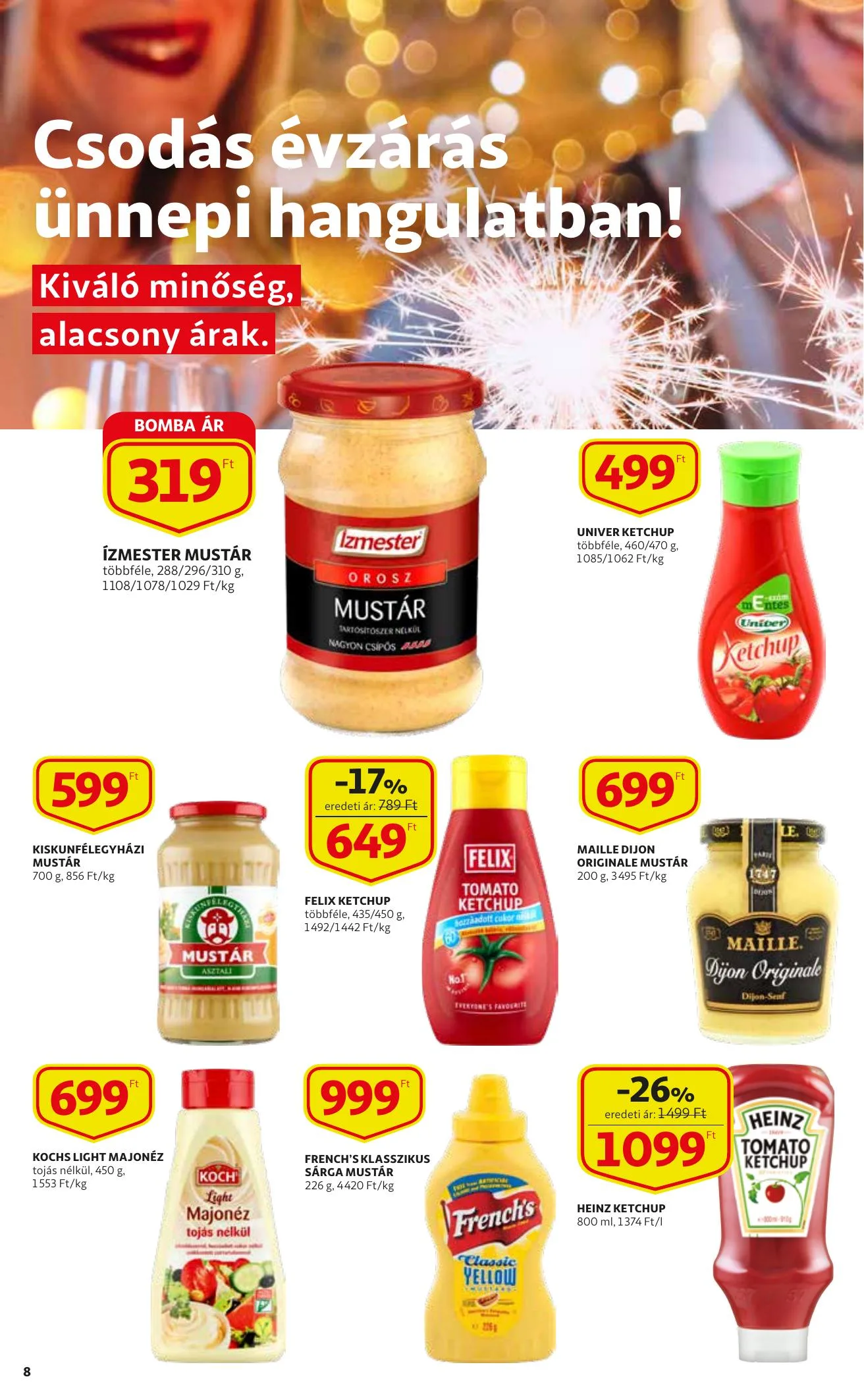 Auchan akciós újság 12.16–12.24 – 8. oldal