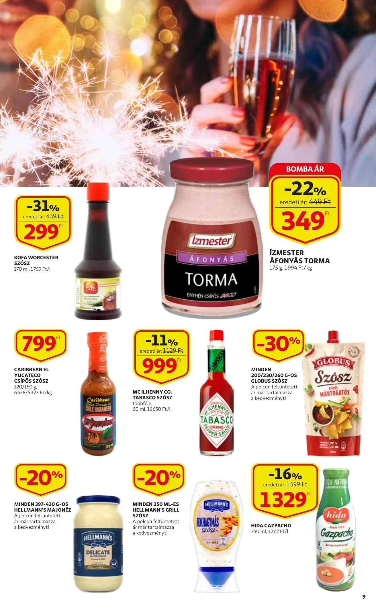 Auchan akciós újság 12.16–12.24 – 9. oldal