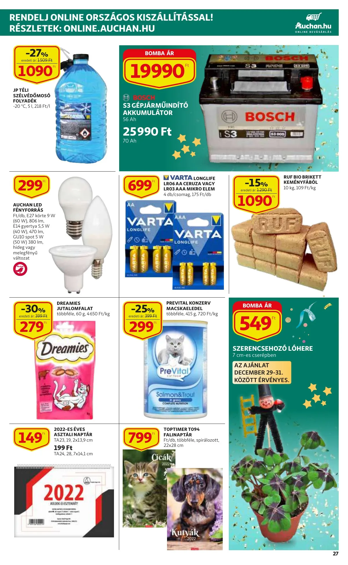 Auchan akciós újság 12.27–12.27 – 27. oldal