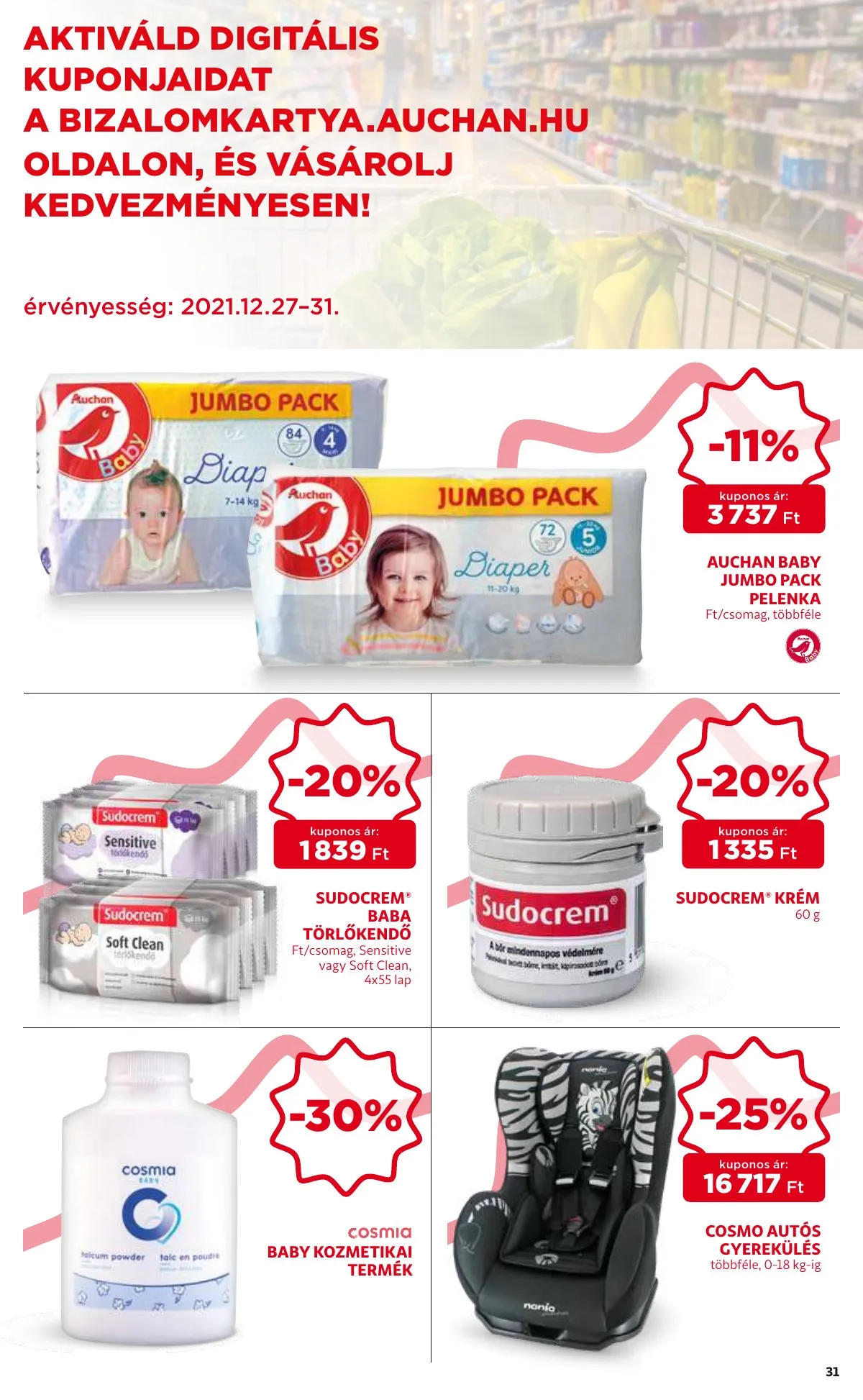 Auchan akciós újság 12.27–12.27 – 31. oldal