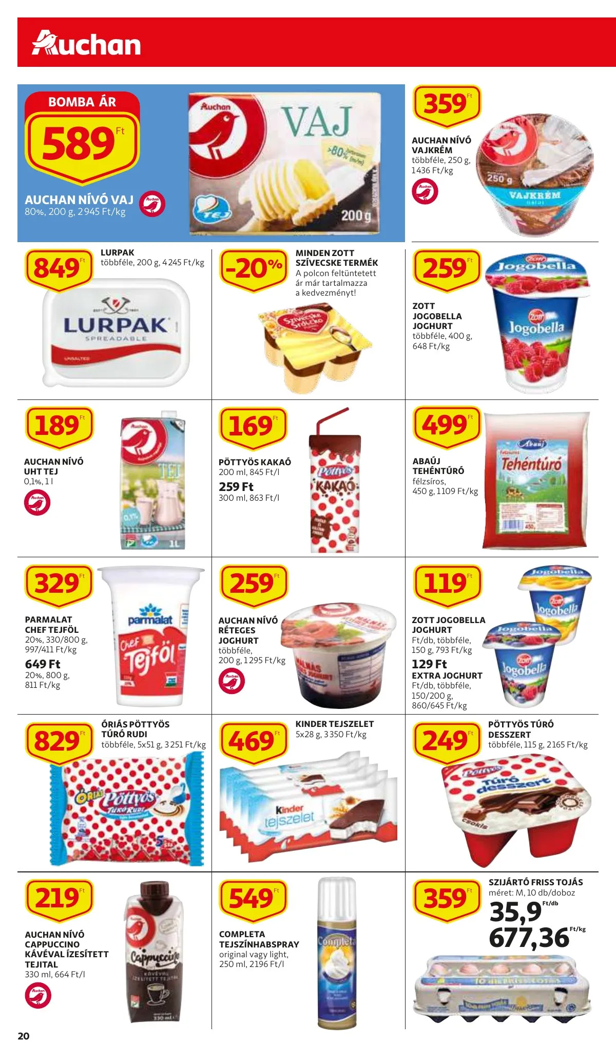 Auchan akciós újság 01.06–01.06 – 20. oldal