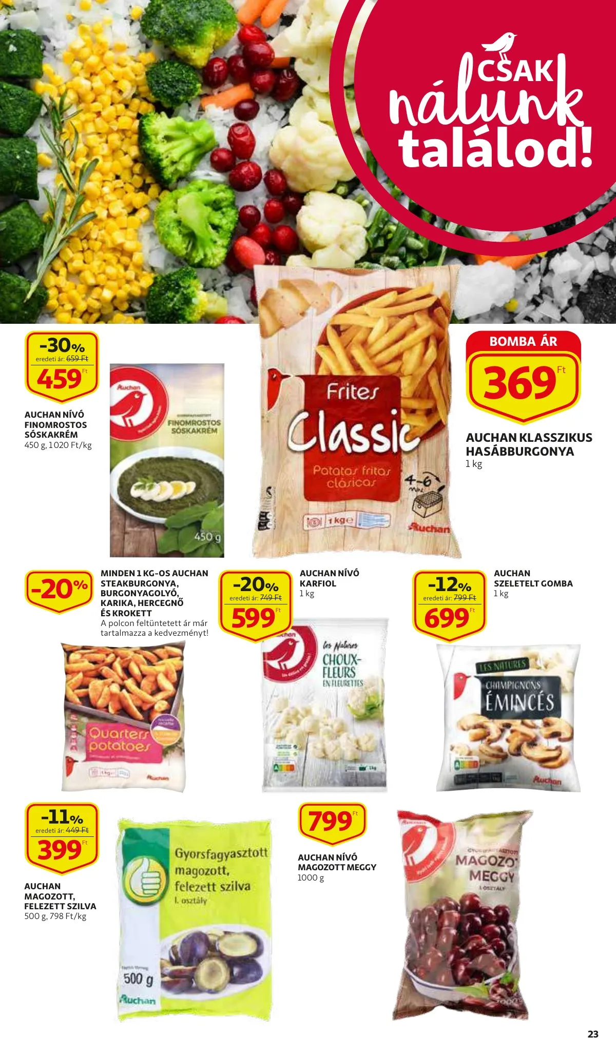 Auchan akciós újság 01.06–01.06 – 23. oldal