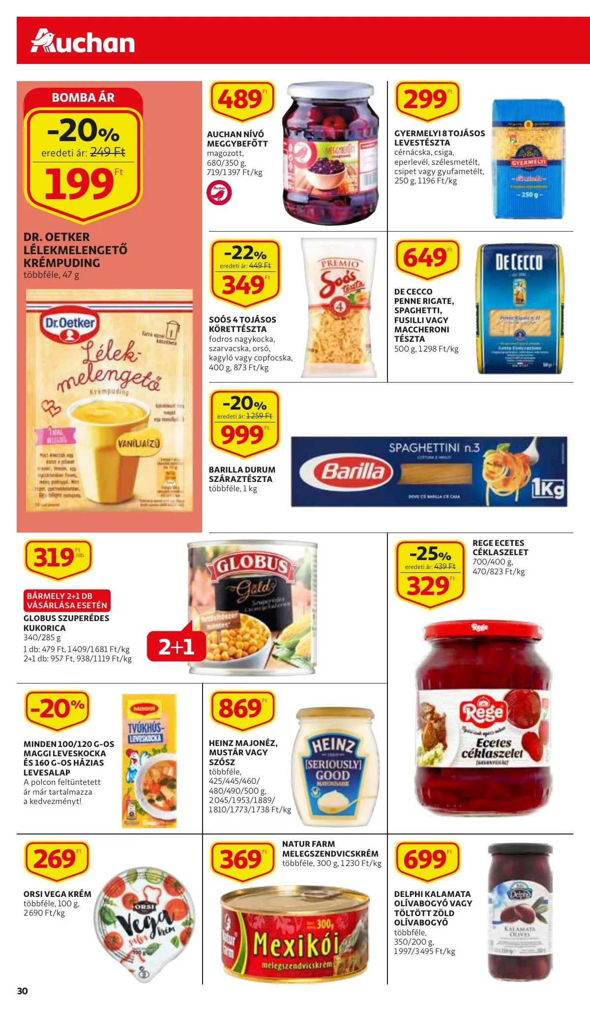 Auchan akciós újság 01.06–01.06 – 30. oldal
