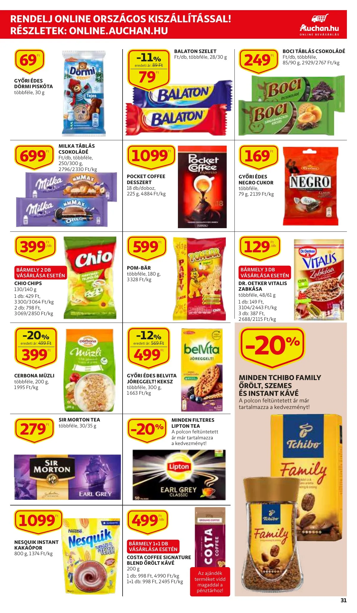 Auchan akciós újság 01.06–01.06 – 31. oldal