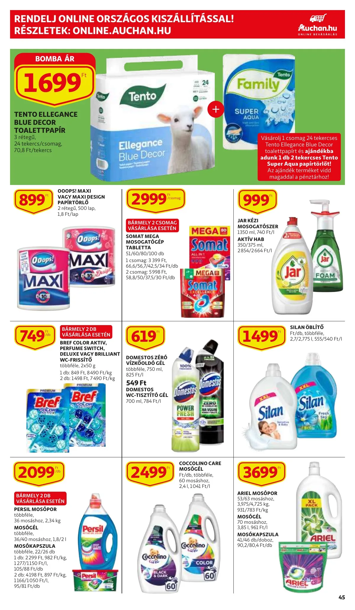 Auchan akciós újság 01.06–01.06 – 45. oldal