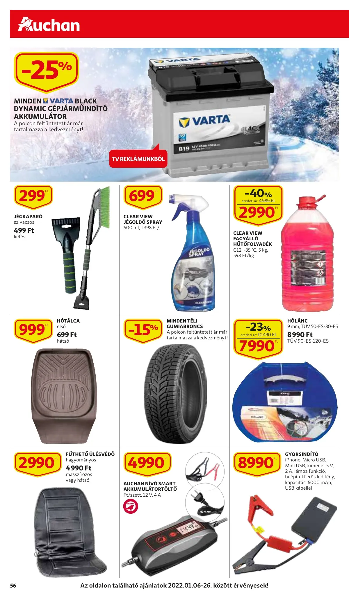 Auchan akciós újság 01.06–01.06 – 56. oldal