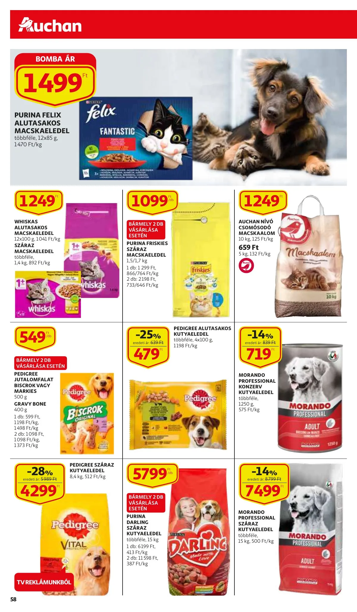 Auchan akciós újság 01.06–01.06 – 58. oldal
