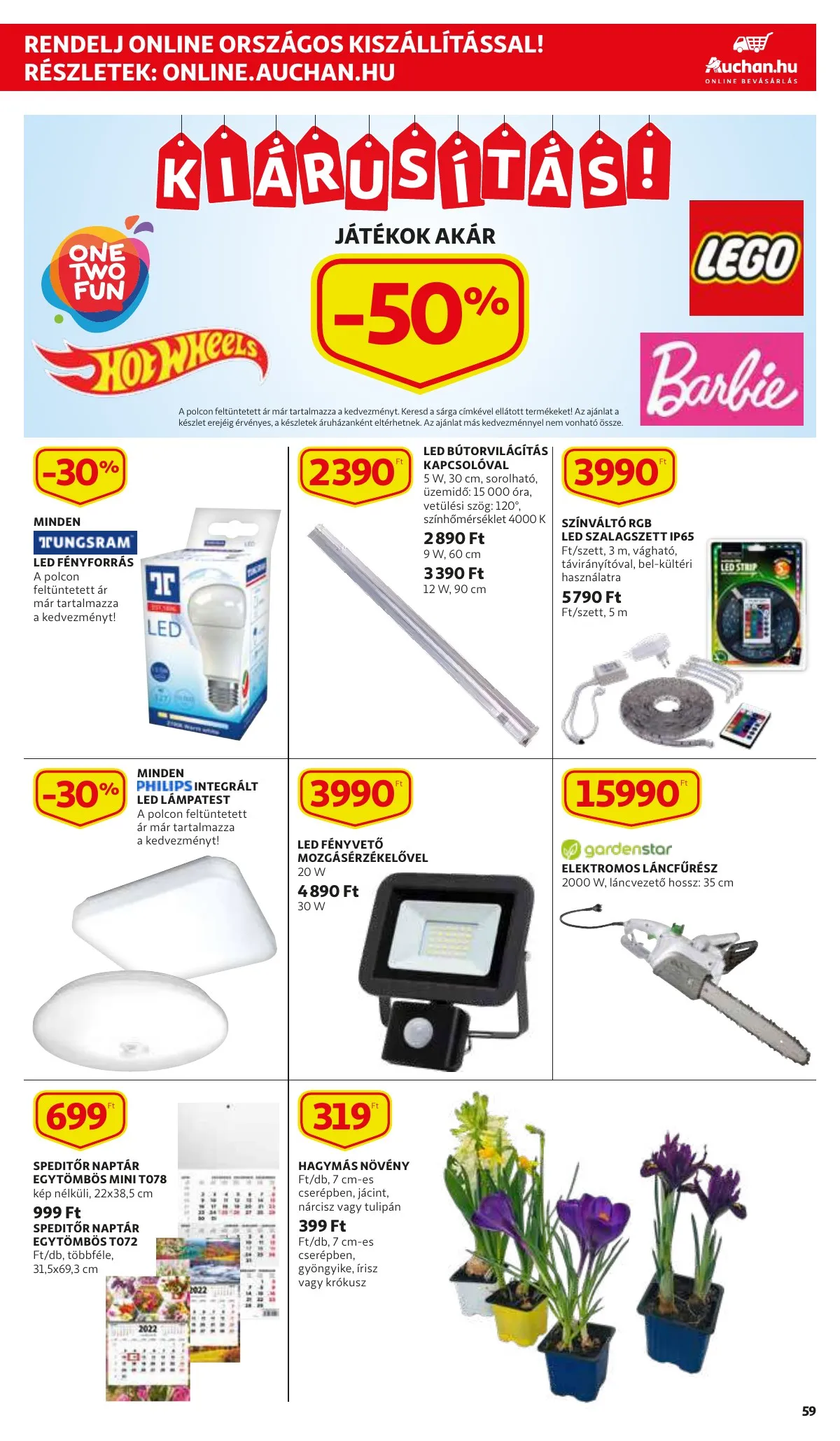 Auchan akciós újság 01.06–01.06 – 59. oldal
