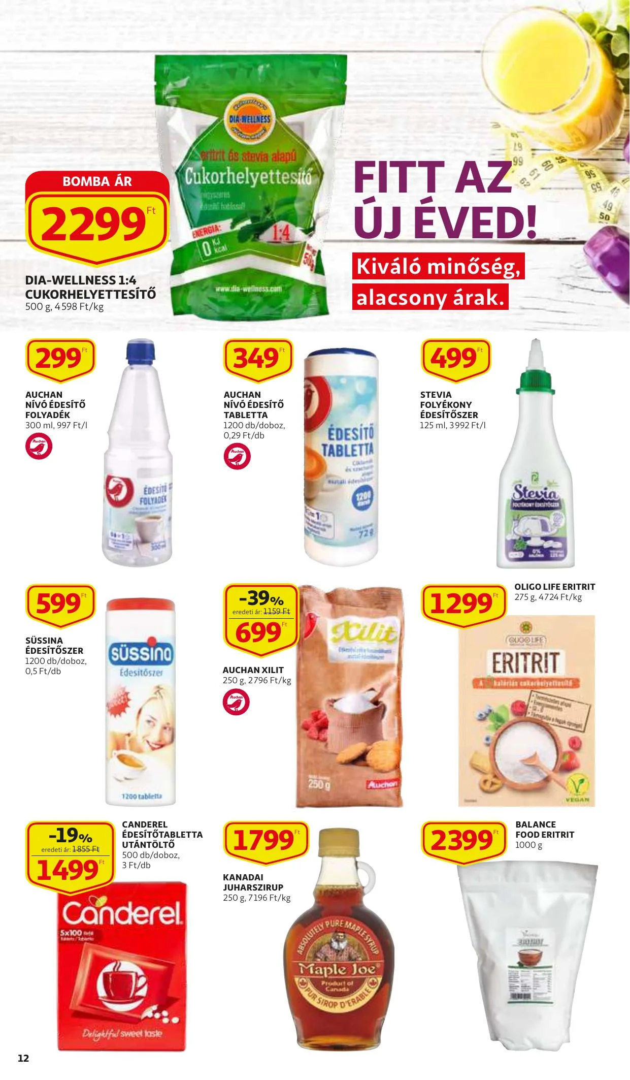 Auchan akciós újság 01.06–01.19 – 12. oldal