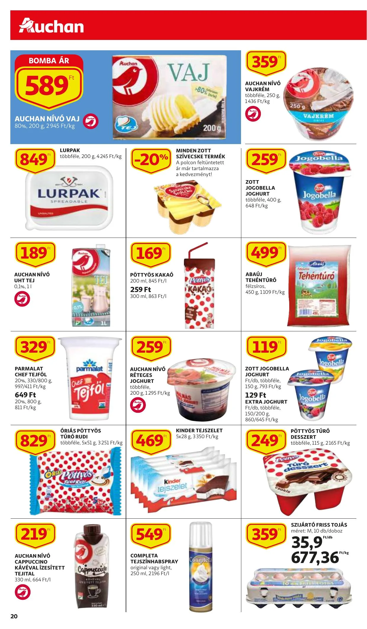 Auchan akciós újság 01.06–01.19 – 20. oldal