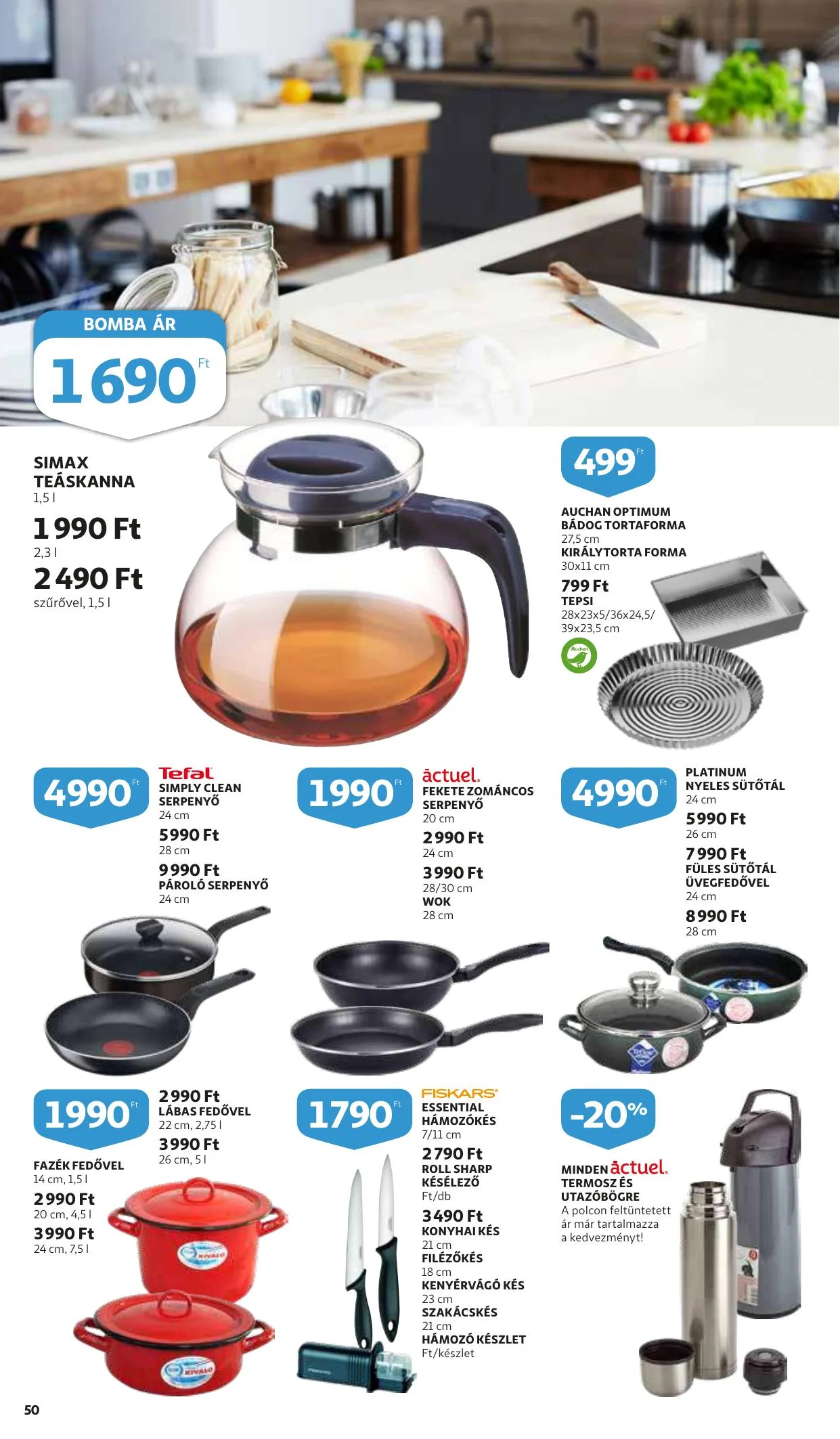 Auchan akciós újság 01.06–01.19 – 50. oldal