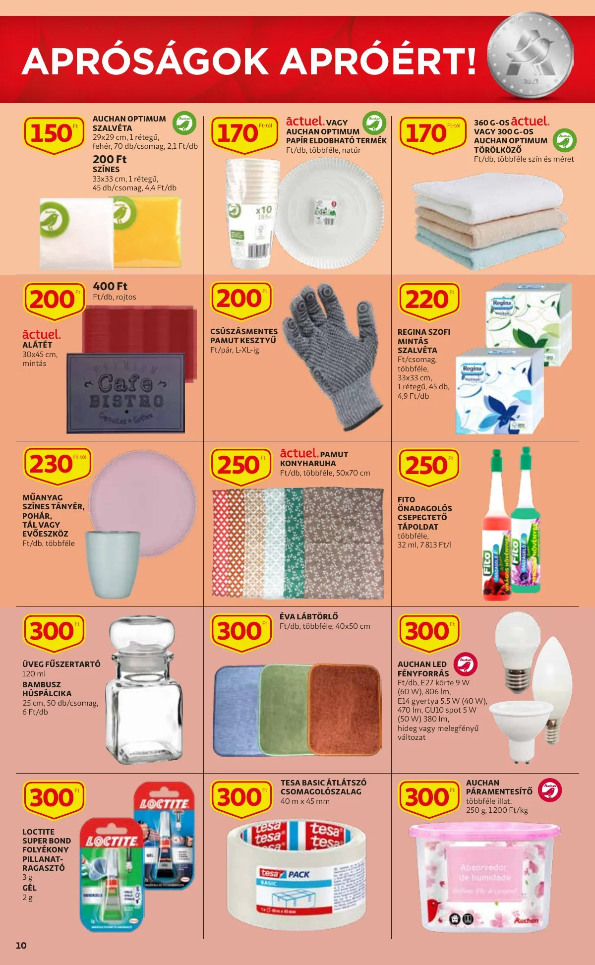 Auchan akciós újság 01.20–01.20 – 10. oldal