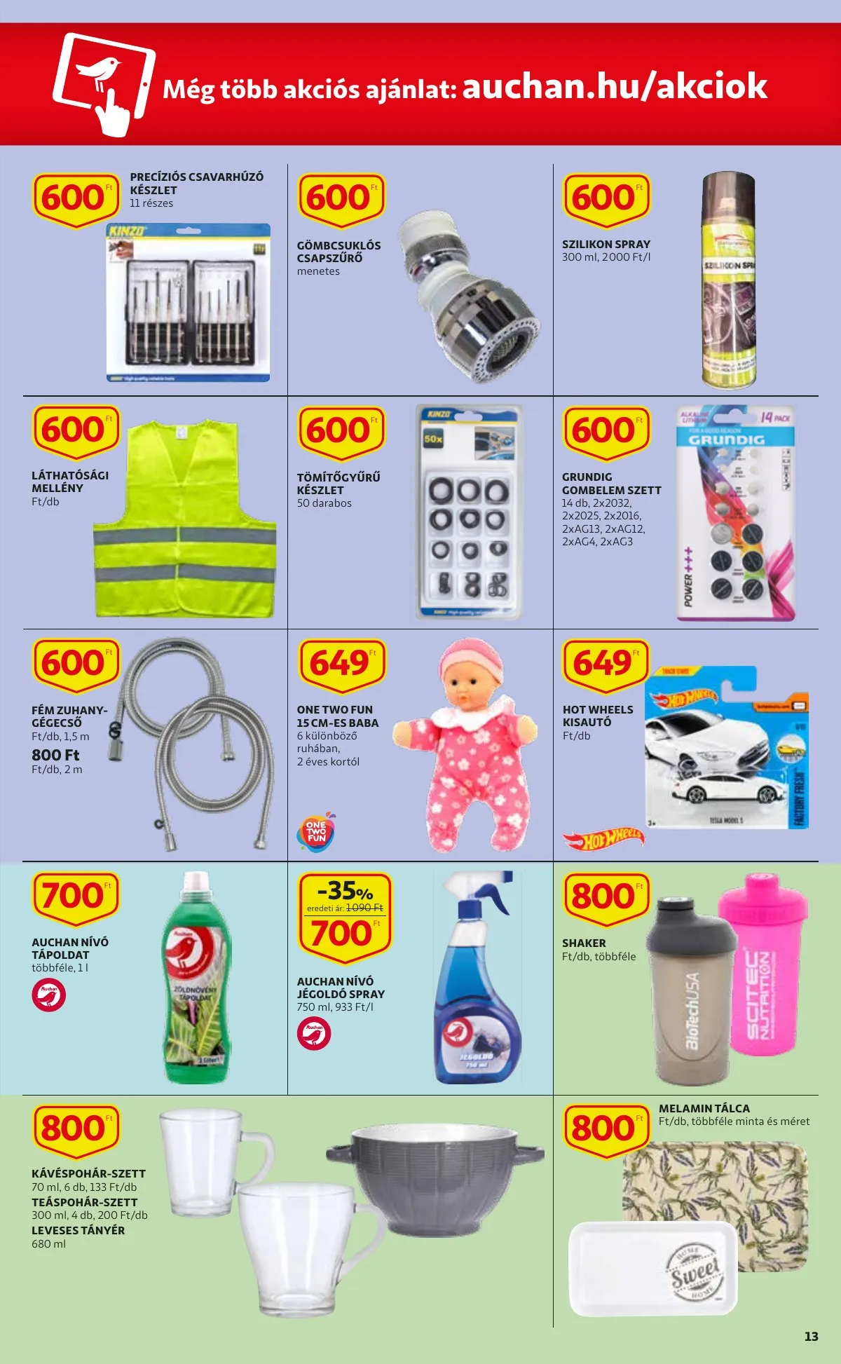 Auchan akciós újság 01.20–01.20 – 13. oldal