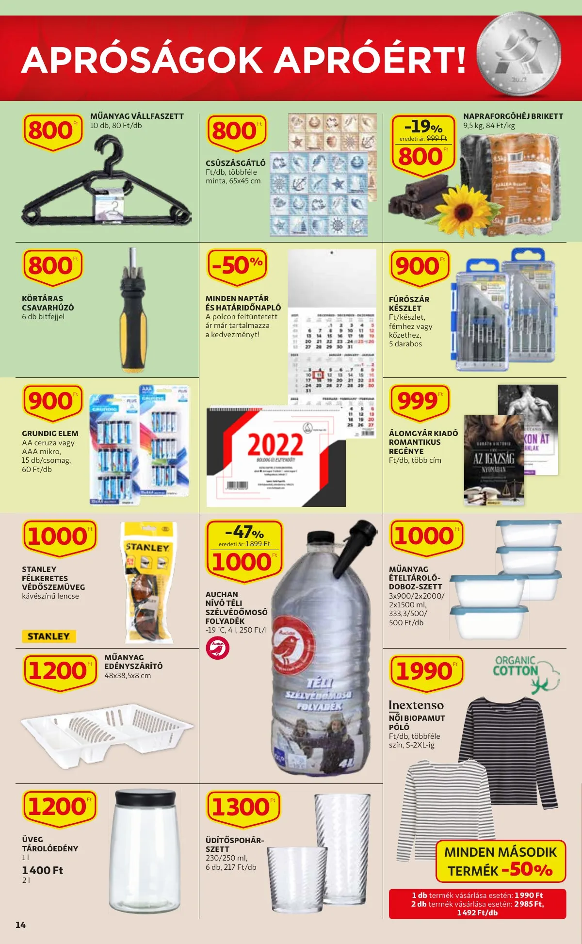 Auchan akciós újság 01.20–01.20 – 14. oldal
