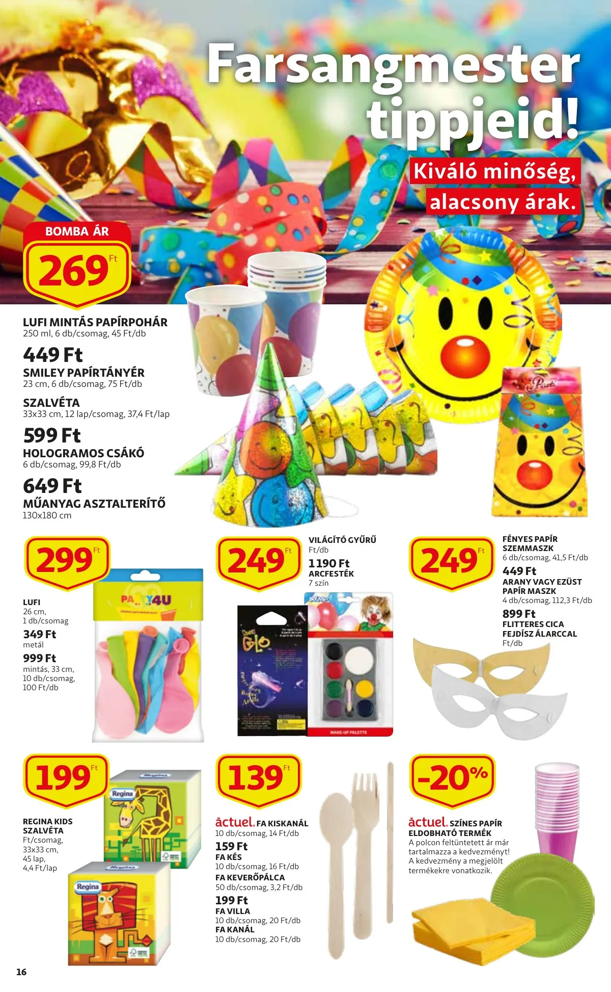 Auchan akciós újság 01.20–01.20 – 16. oldal