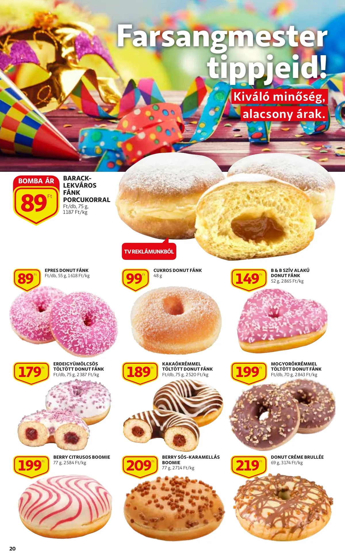 Auchan akciós újság 01.20–01.20 – 20. oldal