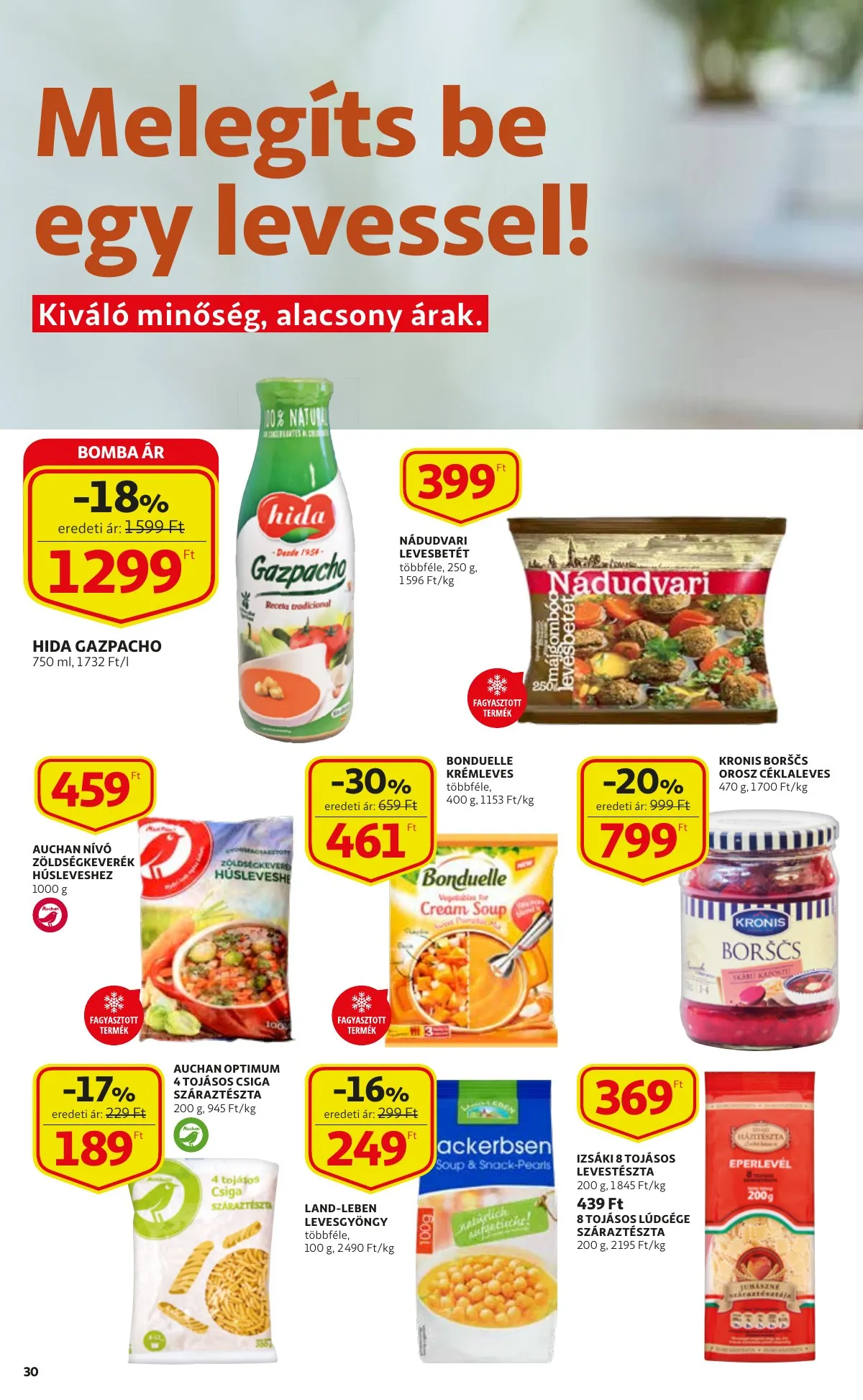 Auchan akciós újság 01.20–01.20 – 30. oldal