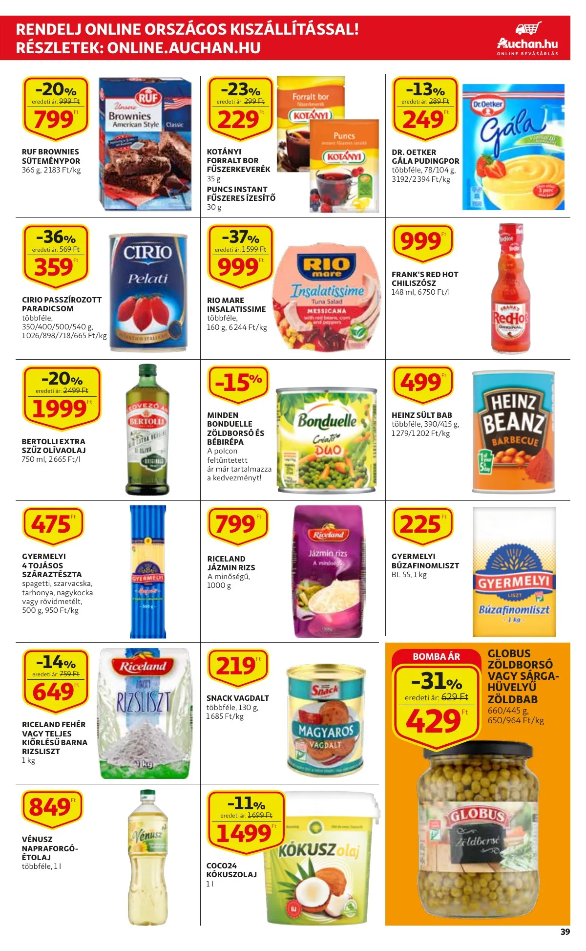 Auchan akciós újság 01.20–01.20 – 39. oldal