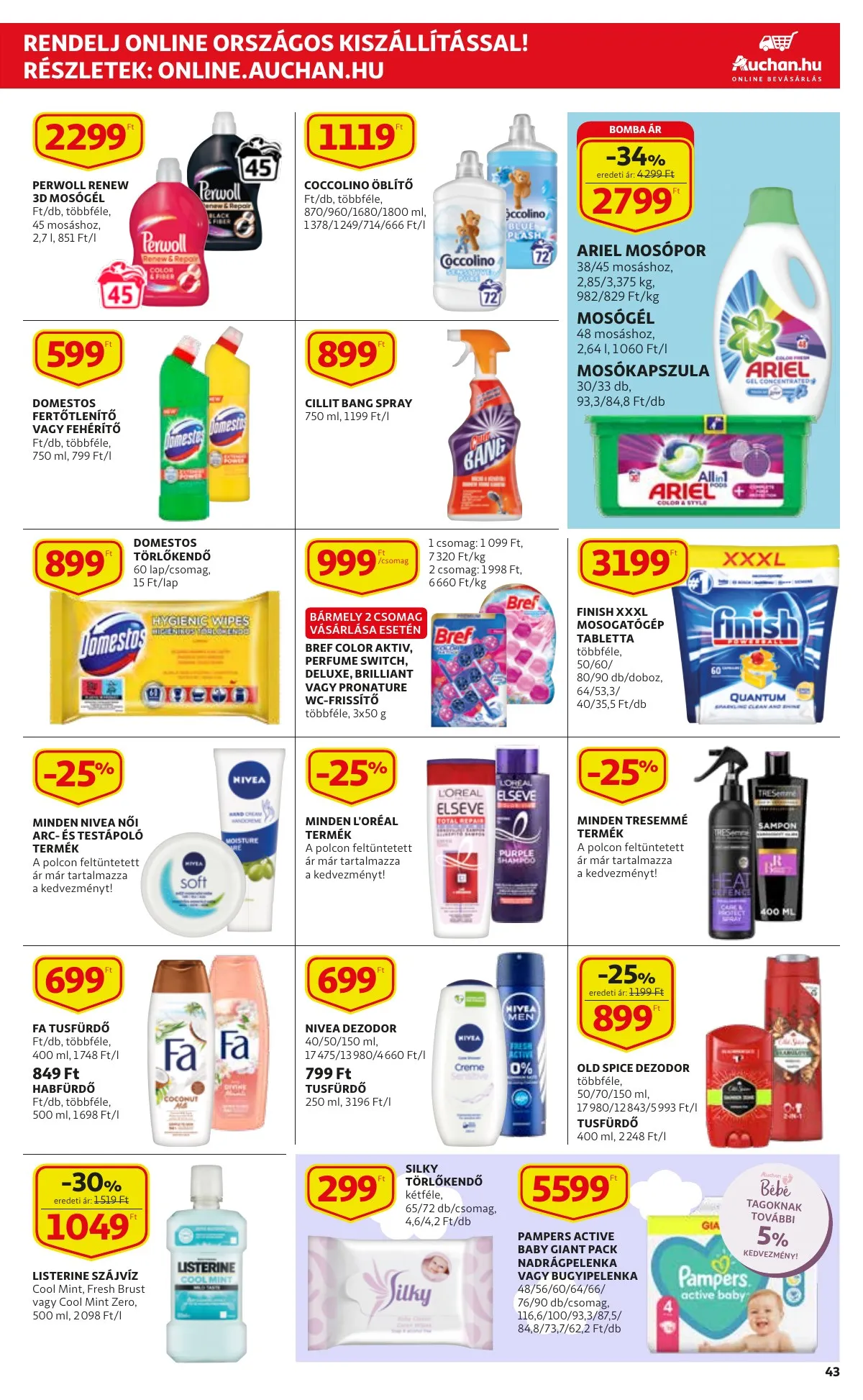Auchan akciós újság 01.20–01.20 – 43. oldal