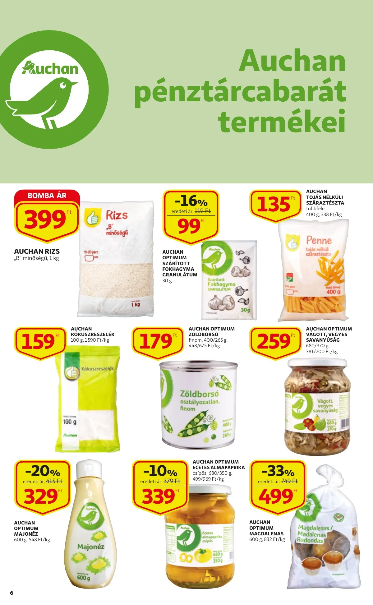 Auchan akciós újság 01.20–01.20 – 6. oldal