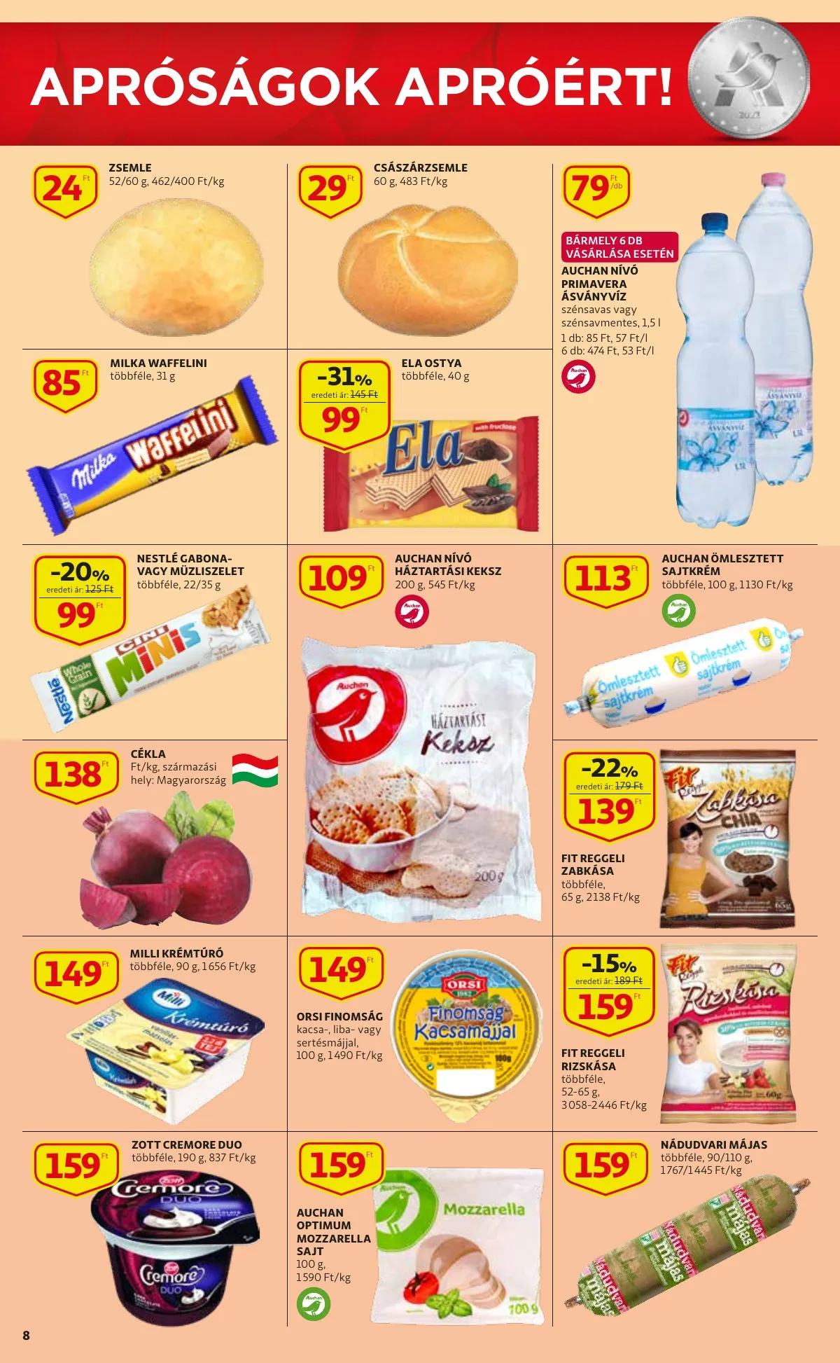 Auchan akciós újság 01.20–01.20 – 8. oldal