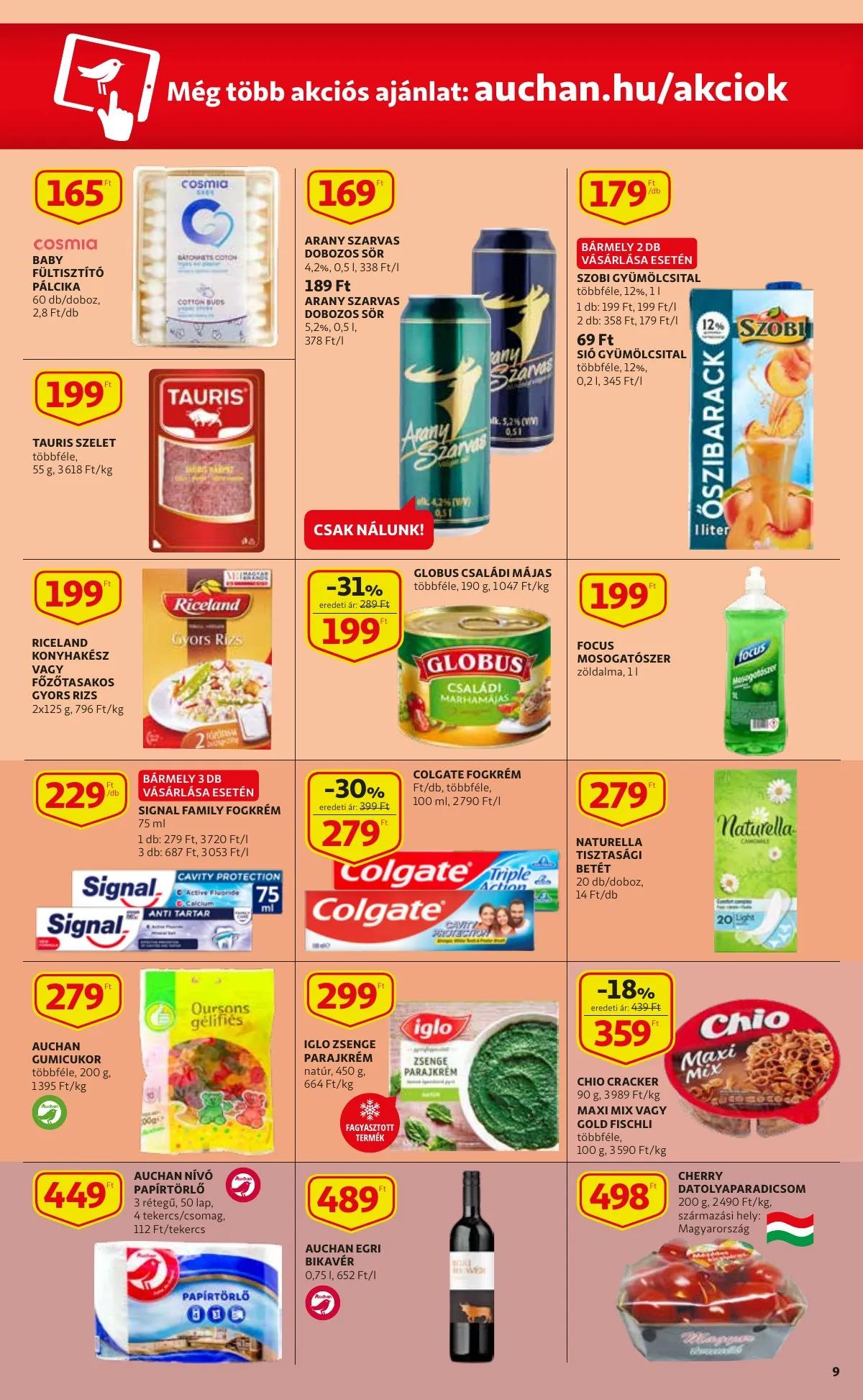 Auchan akciós újság 01.20–01.20 – 9. oldal