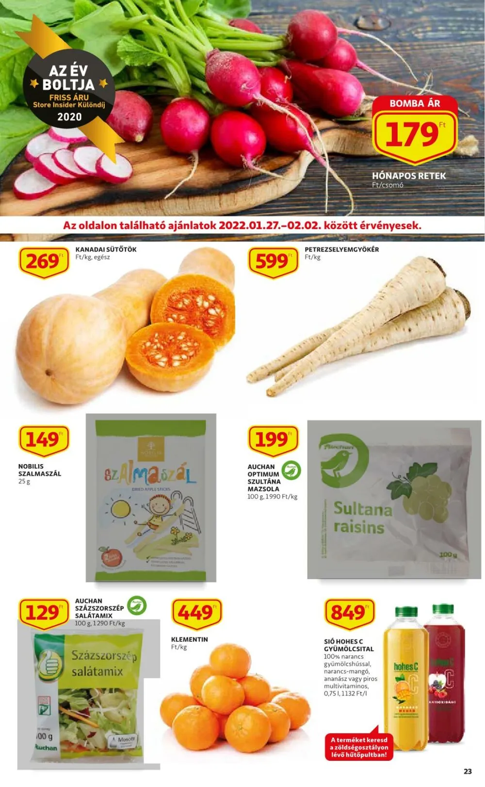 Auchan akciós újság 01.20–01.26 – 23. oldal