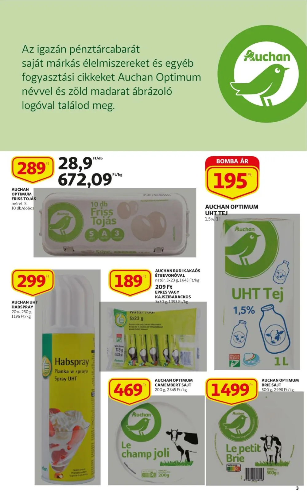 Auchan akciós újság 01.20–01.26 – 3. oldal
