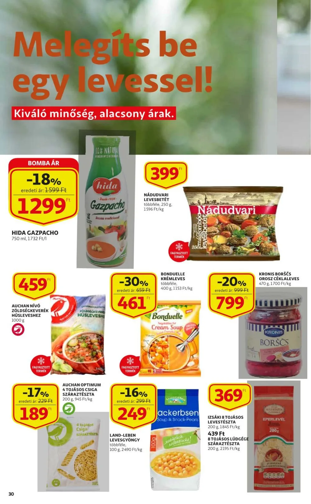 Auchan akciós újság 01.20–01.26 – 30. oldal