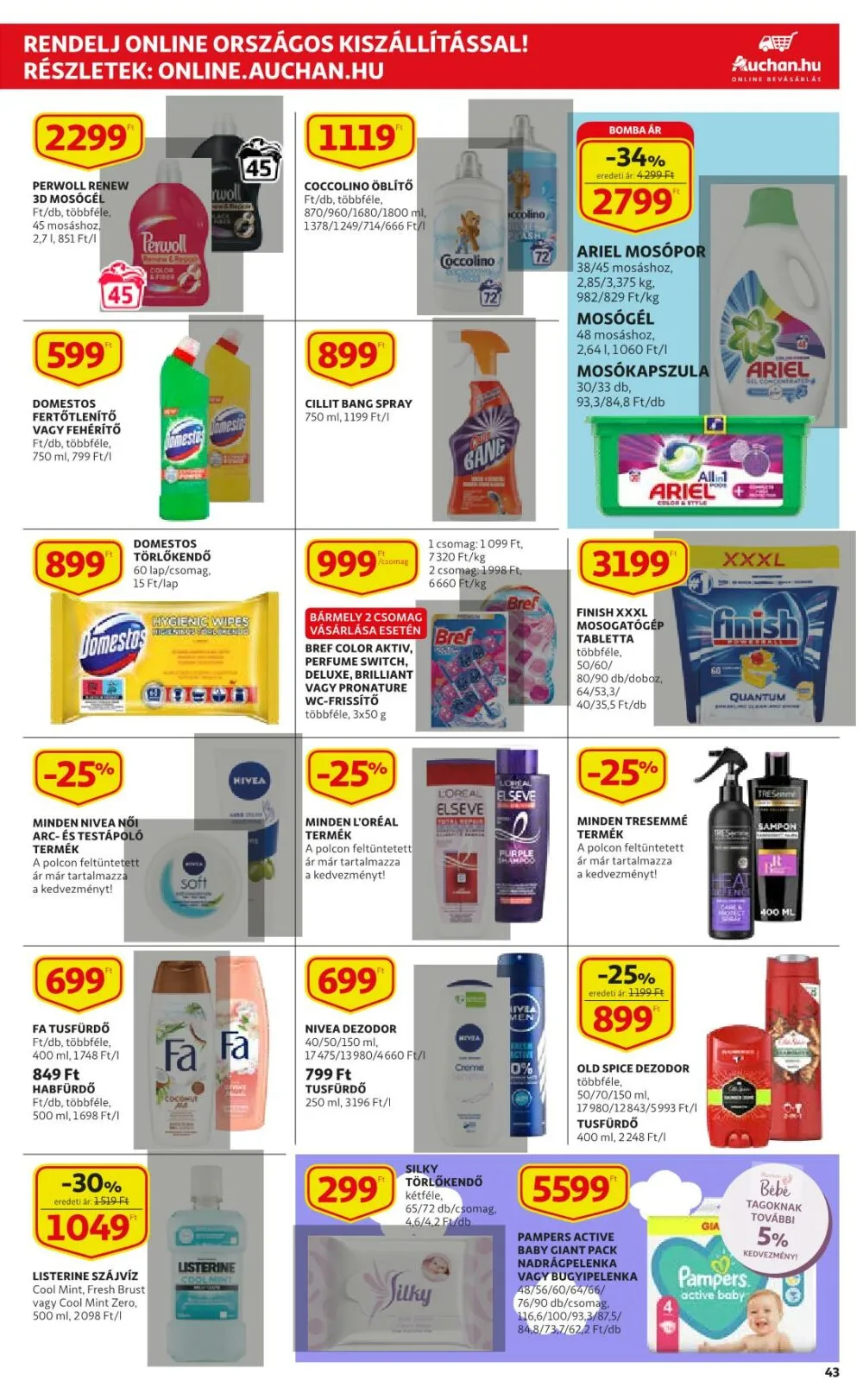 Auchan akciós újság 01.20–01.26 – 43. oldal