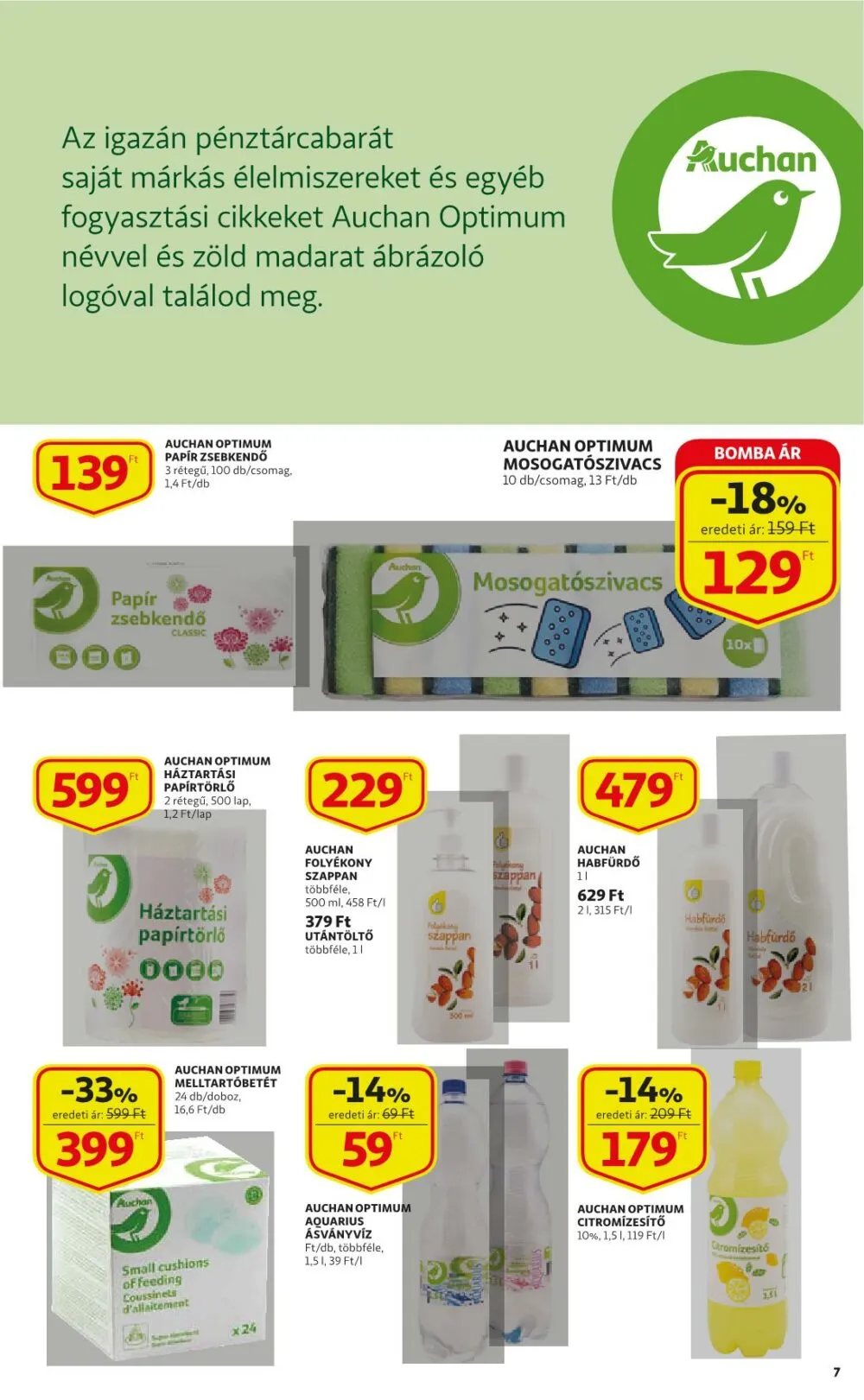 Auchan akciós újság 01.20–01.26 – 7. oldal